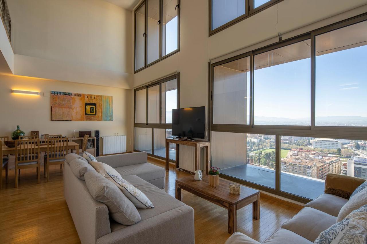 Atico Top Granada, Penthouse, 18-19Th Floor, City Centre, Views, Terrace, Free Parking エクステリア 写真
