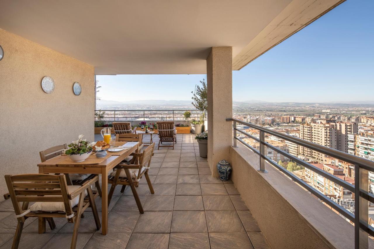 Atico Top Granada, Penthouse, 18-19Th Floor, City Centre, Views, Terrace, Free Parking エクステリア 写真