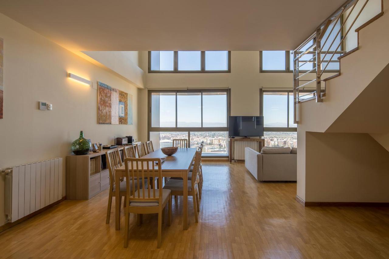Atico Top Granada, Penthouse, 18-19Th Floor, City Centre, Views, Terrace, Free Parking エクステリア 写真
