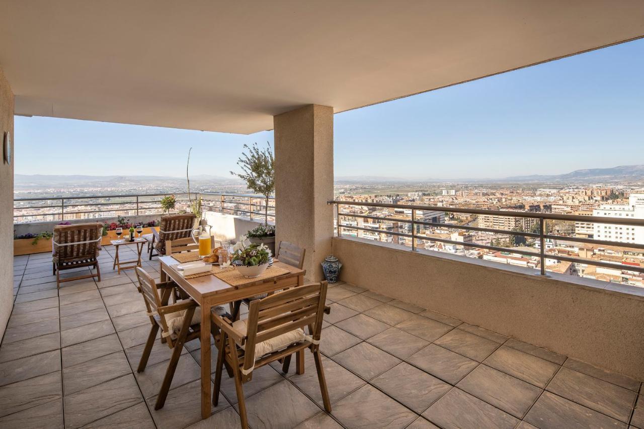Atico Top Granada, Penthouse, 18-19Th Floor, City Centre, Views, Terrace, Free Parking エクステリア 写真